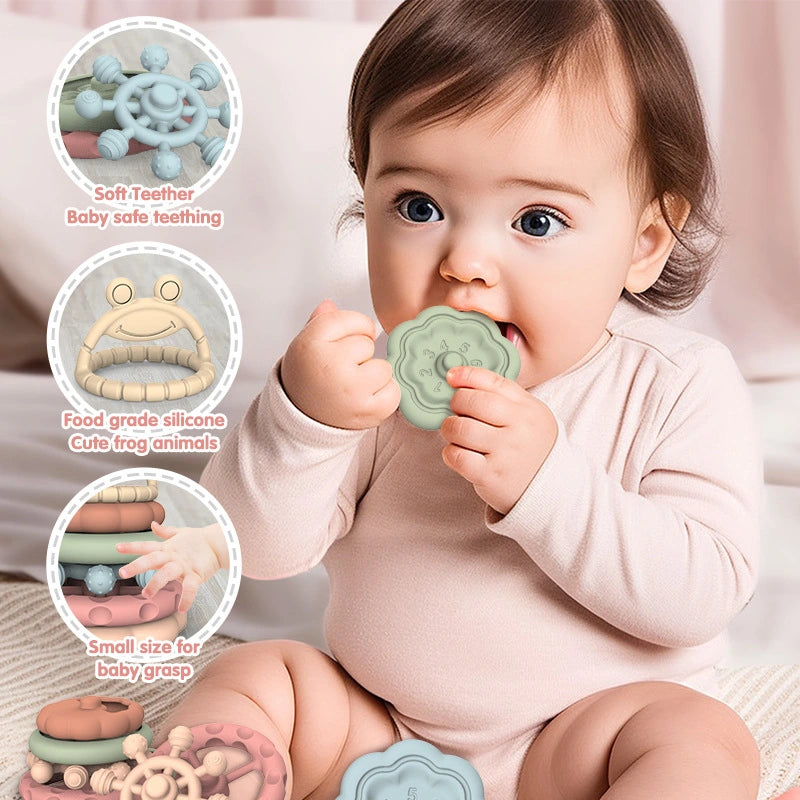 Toddla™ Montessori Stacking Teething Toy