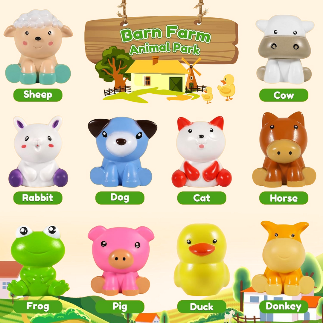 Toddla™ Montessori Farm Animal Set (20pcs)