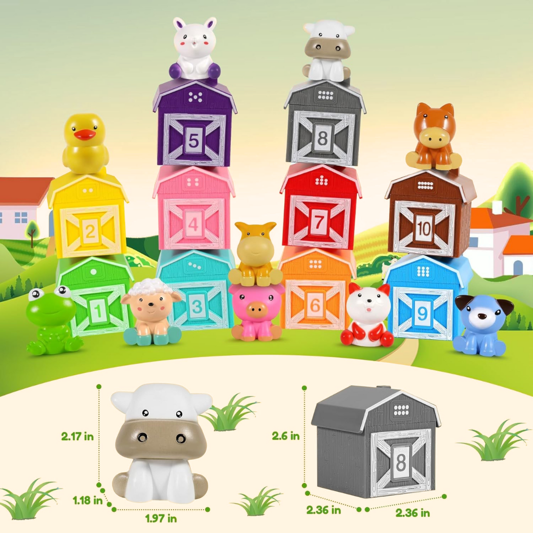 Toddla™ Montessori Farm Animal Set (20pcs)